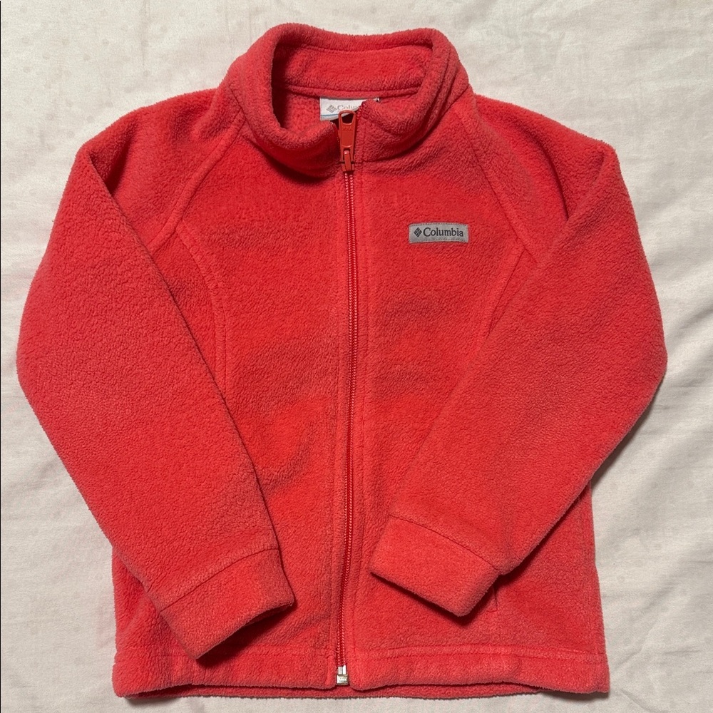 Columbia Vibrant Red Fleece Jacket